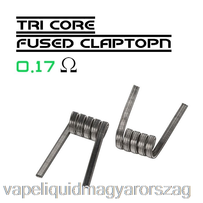 Wotofo Comp Vezeték - Előre Beépített Tekercsek 0,17 Ohm Hárommagos Olvadt Clapton - 10 Db Vape Folyadék Csomag